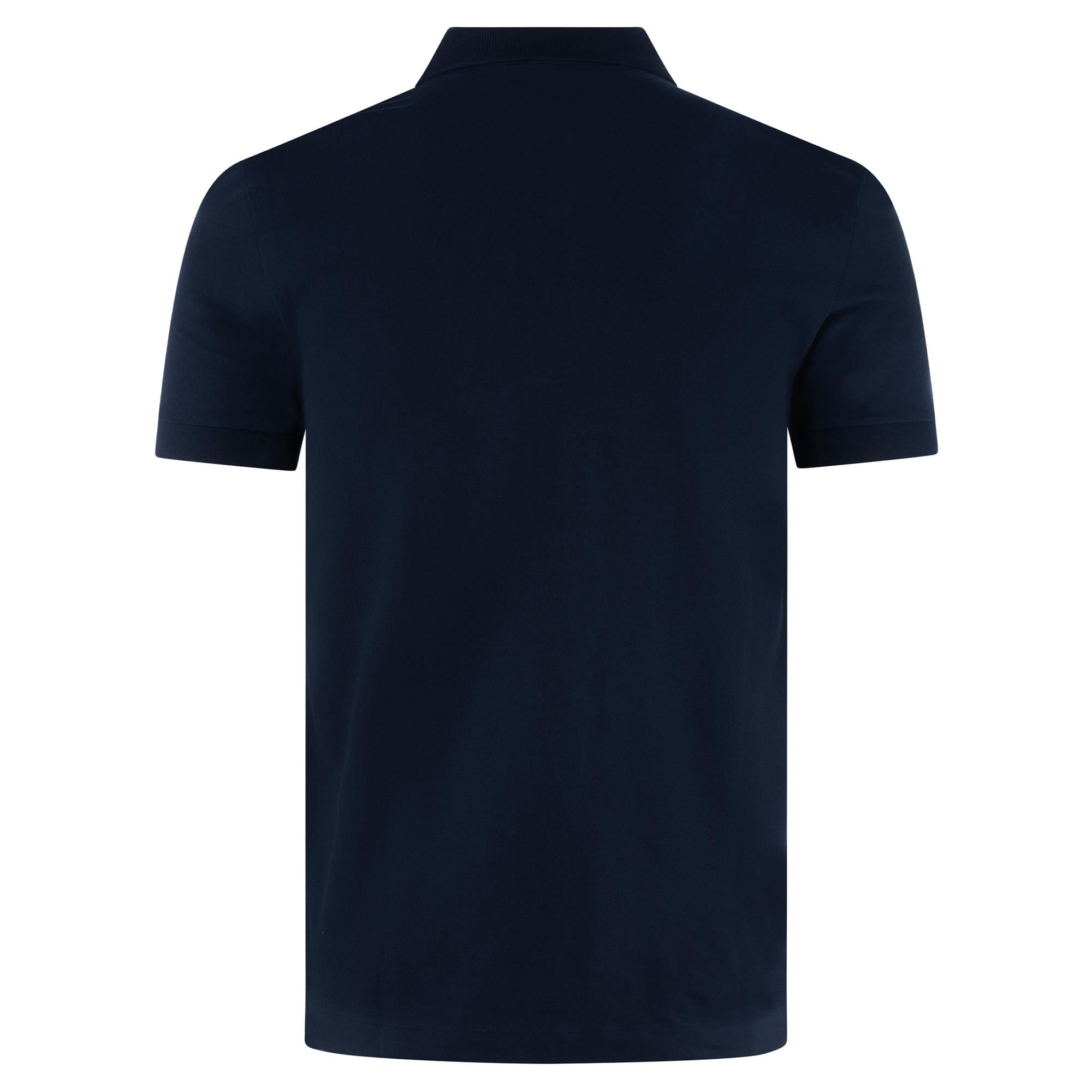 Lacoste Mens Regular Fit Paris Polo Shirt Navy